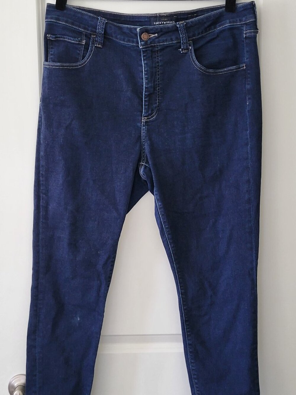 Lucky Brand Emma Legging Jeans Dark Wash Stretch Denim Skinny Jeggings 16W